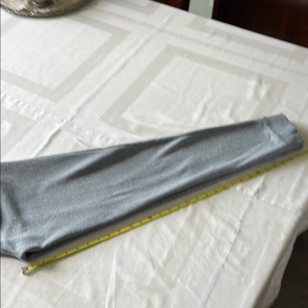 Gray Tapered Joggers with Elastic Waistband - Picture 6 of 7